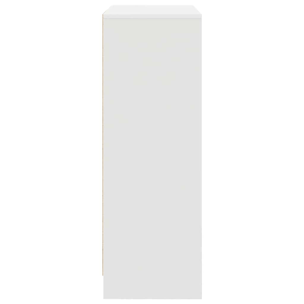 Skänk Vit med lådor och dörrar 73x31x90 cm