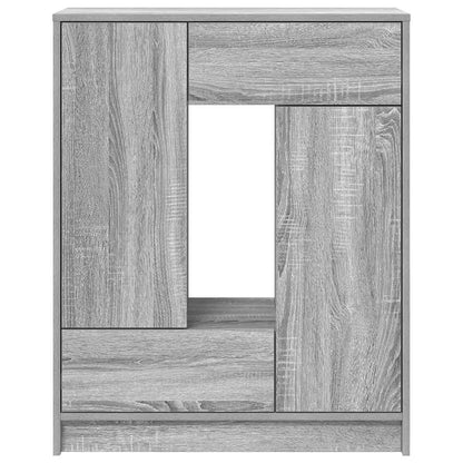 Skänk Sonoma Grå med lådor och dörrar 73x31x90 cm