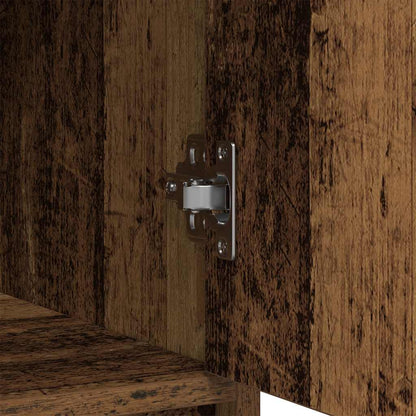 Skänk Åldrat Trä med lådor och dörrar 73x31x90 cm