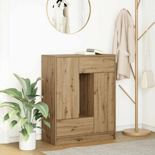 Skänk Artisan Ek med lådor och dörrar 73x31x90 cm