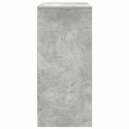 Skoställ Betonggrå Skoskåp 57x34x76 cm