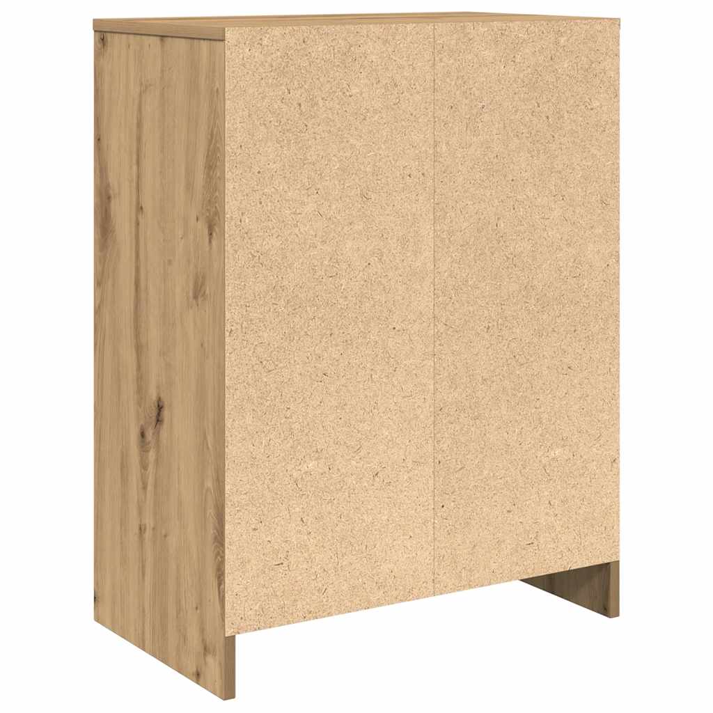 Skoställ Brun Ek Skoskåp Ek 57x34x76 cm