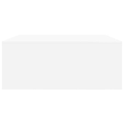 Soffbord Vit med lådor 100x100x40 cm