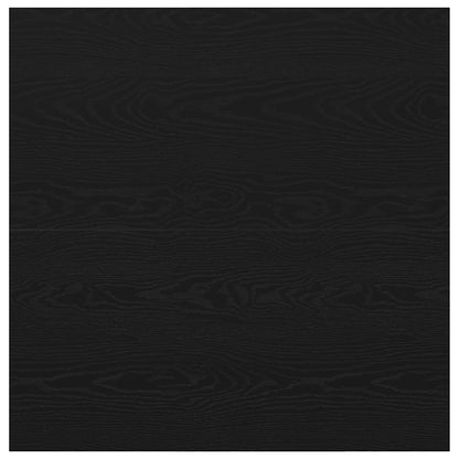 Soffbord Svart Ek med lådor 70,5x70x40 cm