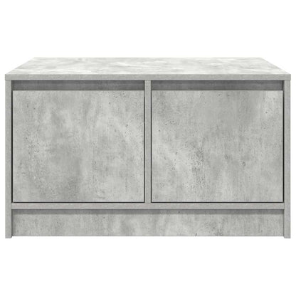 Soffbord Betonggrå med lådor 70,5x70x40 cm