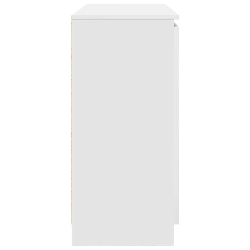 Skänk Vit med lådor 100,5x35x76 cm