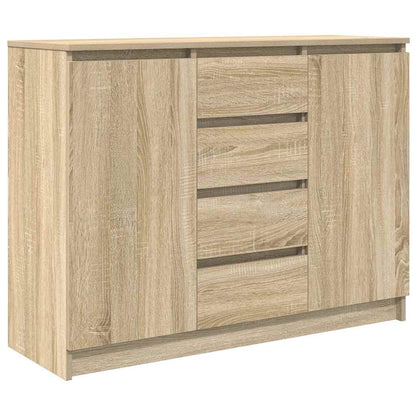Skänk Sonoma Ek med lådor 100,5x35x76 cm