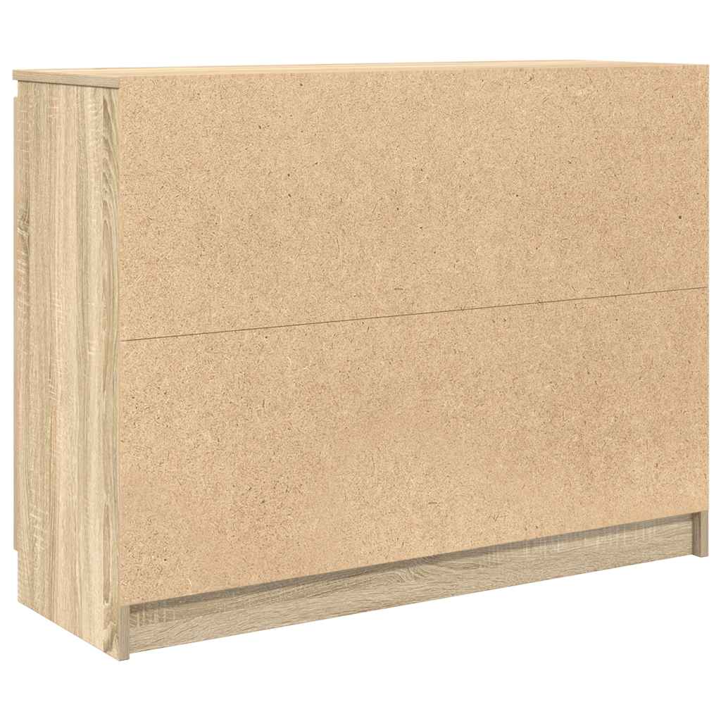 Skänk Sonoma Ek med lådor 100,5x35x76 cm