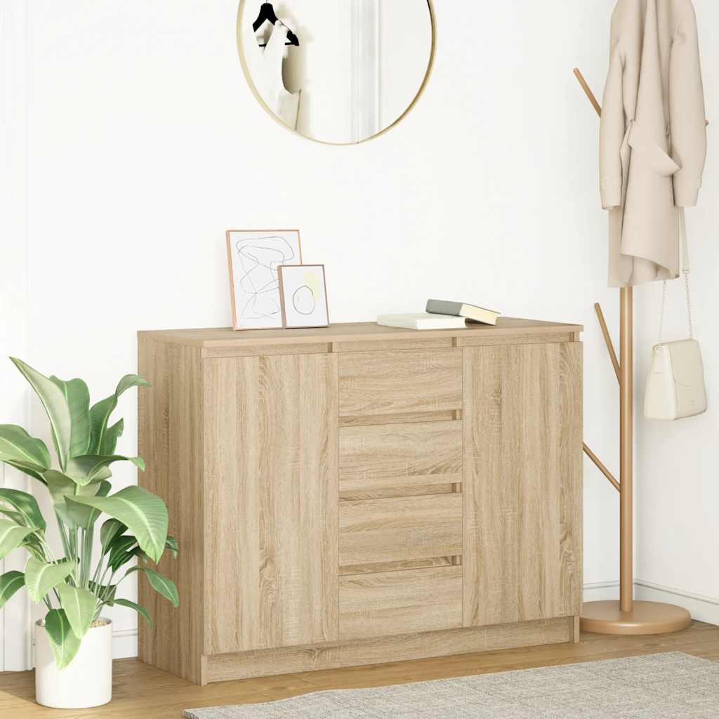 Skänk Sonoma Ek med lådor 100,5x35x76 cm