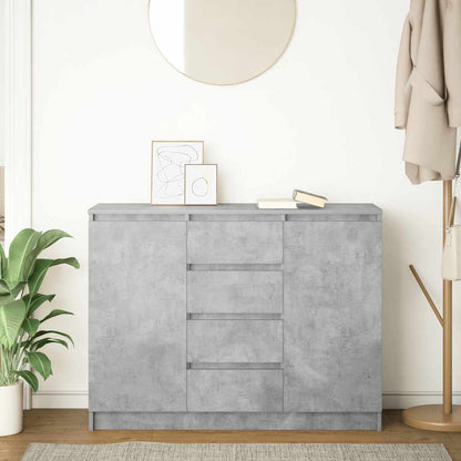 Skänk Betonggrå med lådor 100,5x35x76 cm