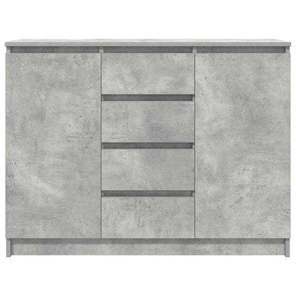 Skänk Betonggrå med lådor 100,5x35x76 cm