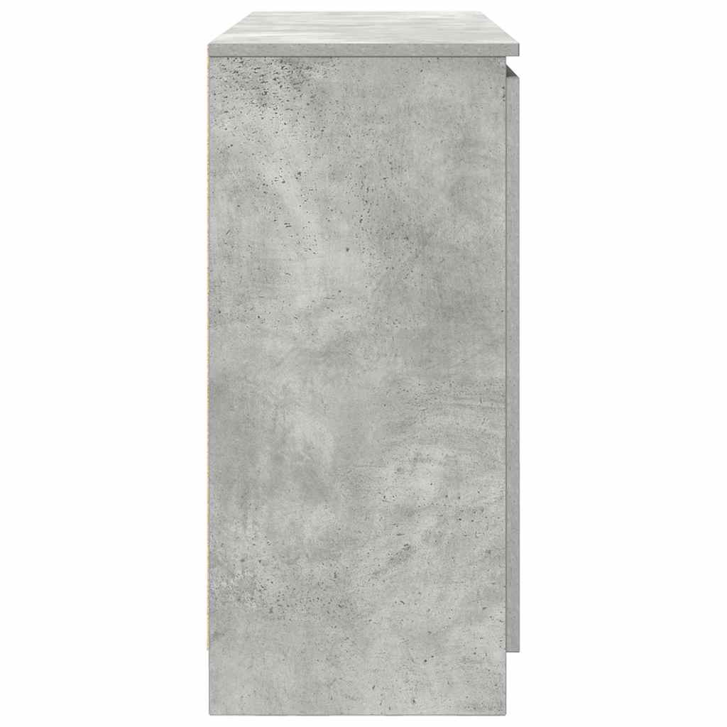 Skänk Betonggrå med lådor 100,5x35x76 cm