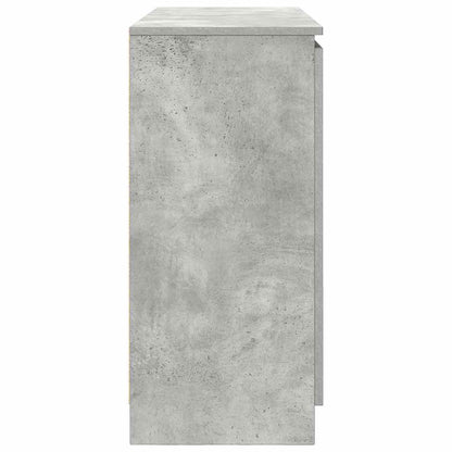 Skänk Betonggrå med lådor 100,5x35x76 cm