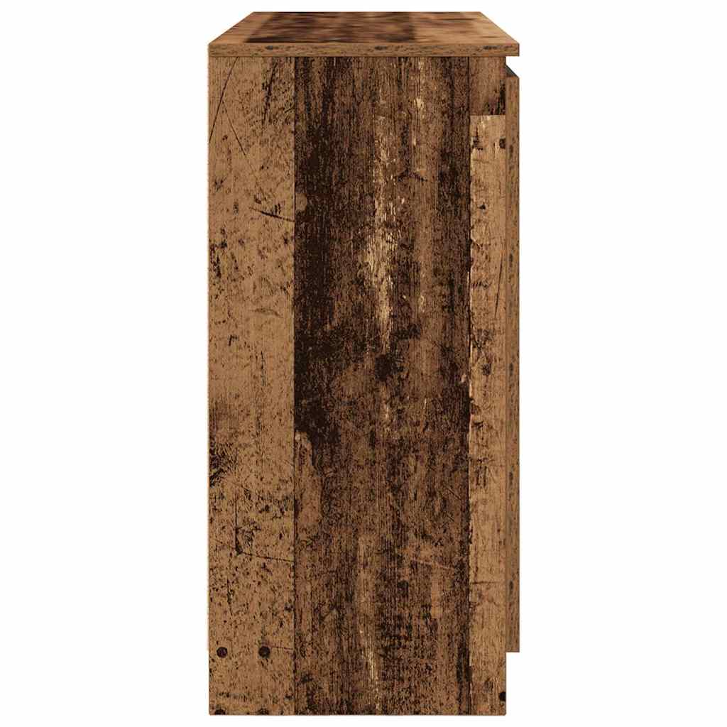 Skänk Åldrat Trä med lådor 100,5x35x76 cm