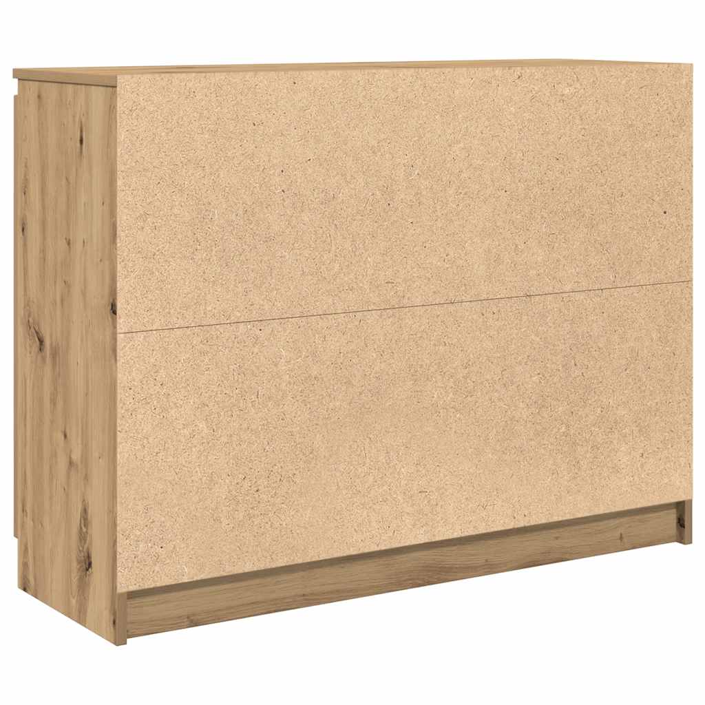 Skänk Brun Ek med lådor 100,5x35x76 cm