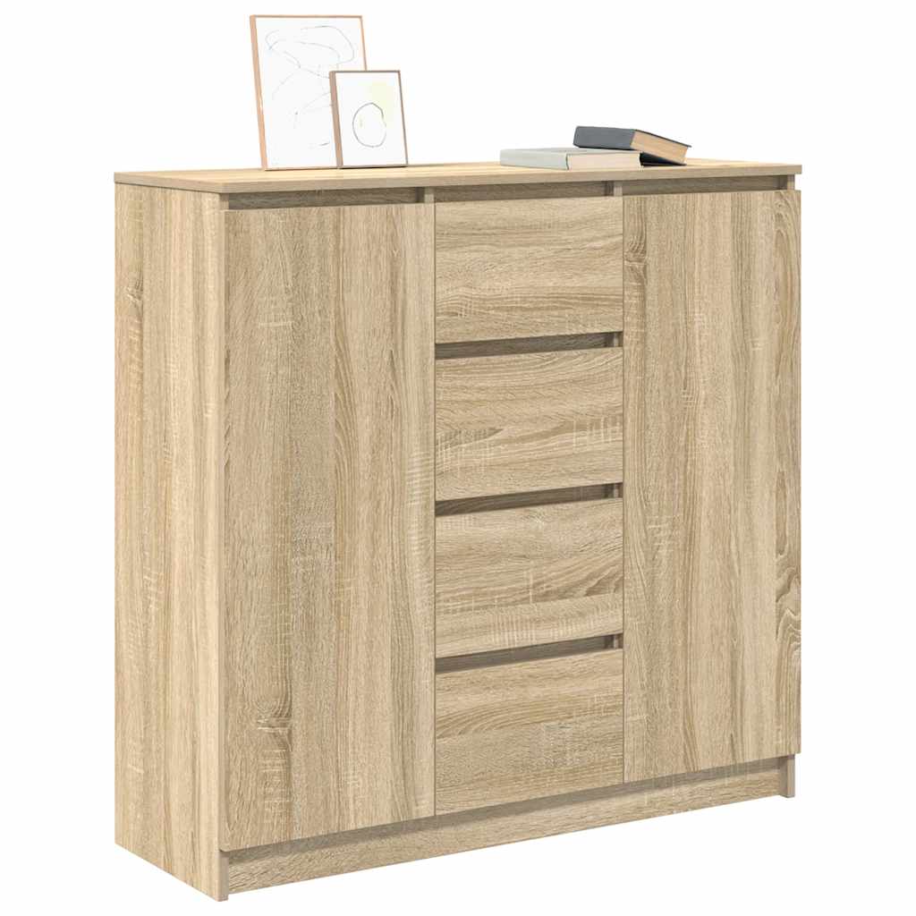 Skänk Sonoma Ek med lådor 100,5x35x98,5 cm