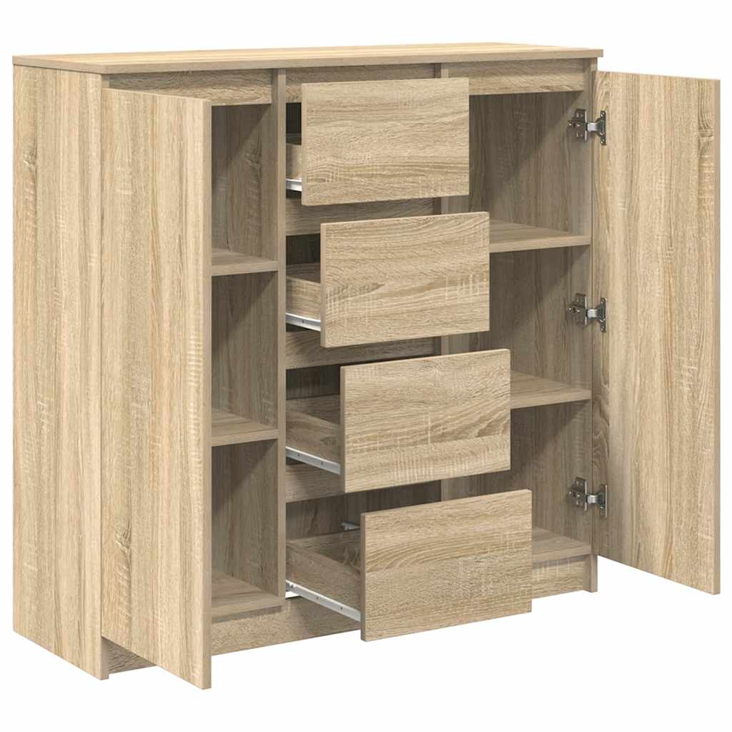 Skänk Sonoma Ek med lådor 100,5x35x98,5 cm