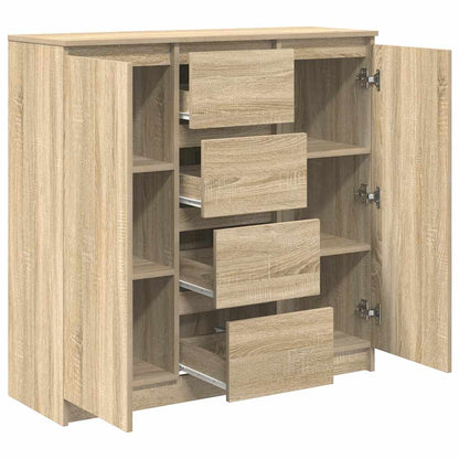 Skänk Sonoma Ek med lådor 100,5x35x98,5 cm