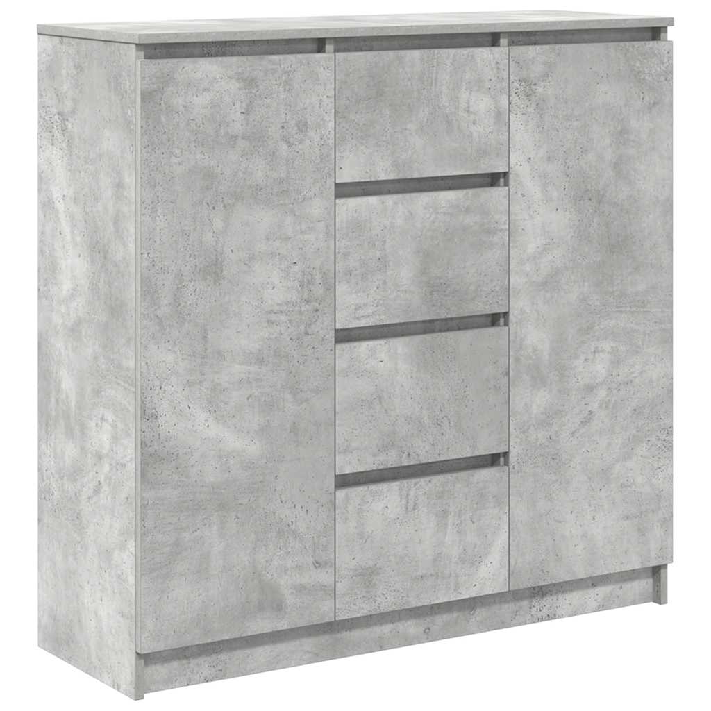 Skänk Betonggrå med lådor 100,5x35x98,5 cm
