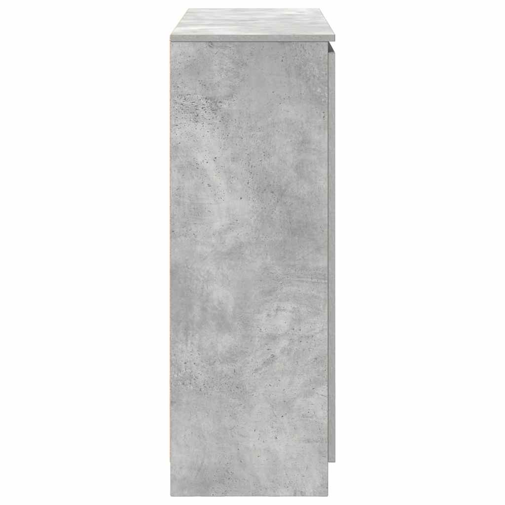 Skänk Betonggrå med lådor 100,5x35x98,5 cm