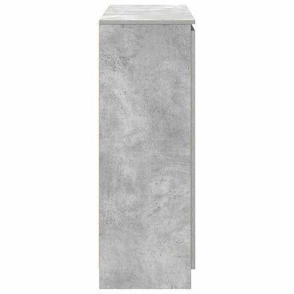 Skänk Betonggrå med lådor 100,5x35x98,5 cm