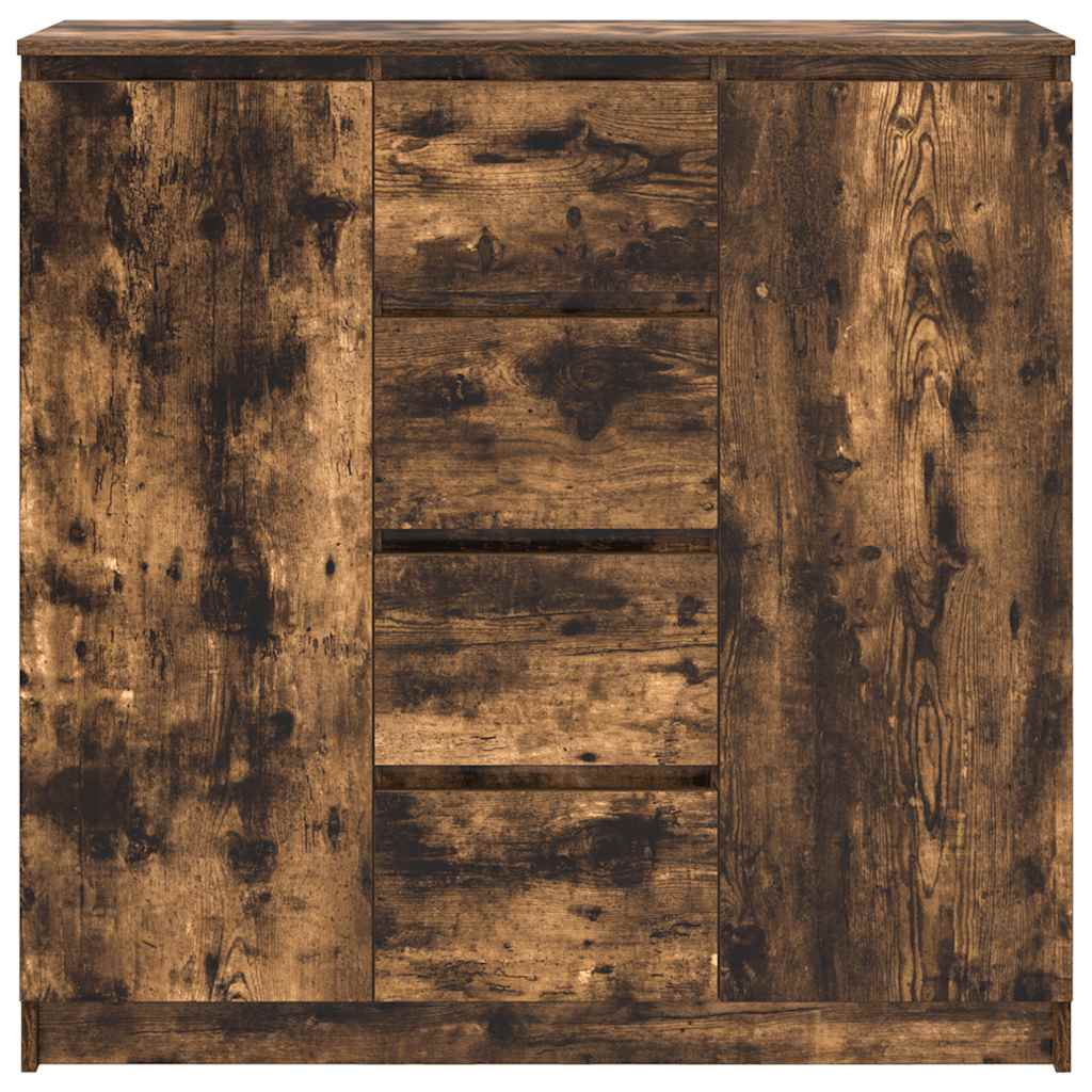 Skänk Rökfärgad Ek med lådor i 100,5x35x98,5 cm