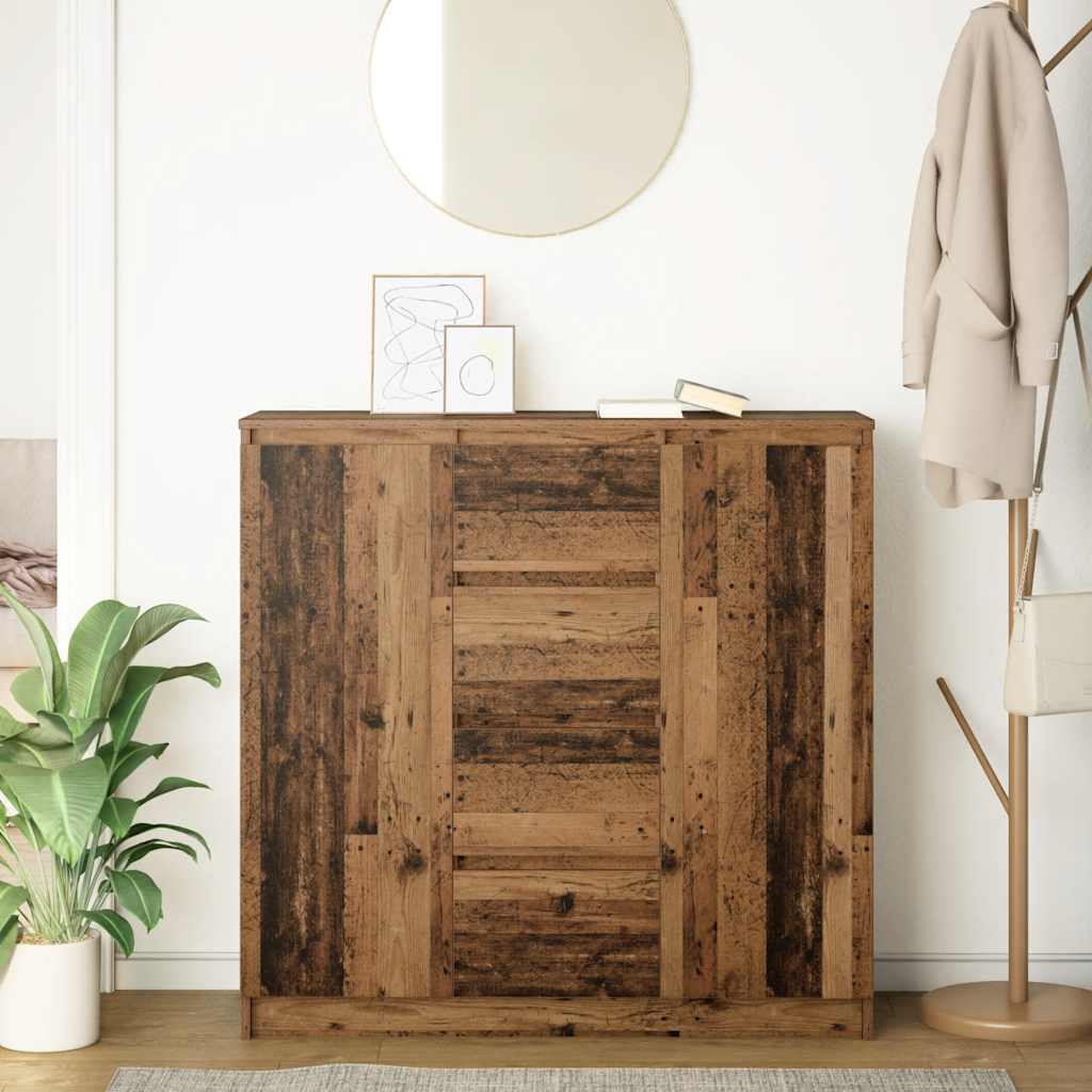 Skänk Åldrat Trä med lådor 100,5x35x98,5 cm