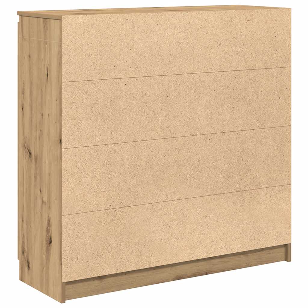 Skänk Brun Ek med lådor 100,5x35x98,5 cm