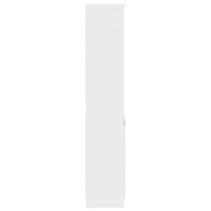 Skåp Vit 50x35x180 cm