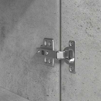 Skåp Betonggrå 50x35x180 cm