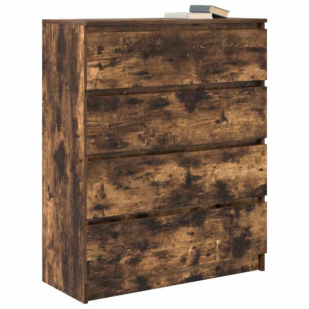 Skänk Rökfärgad Ek 80x35x99 cm