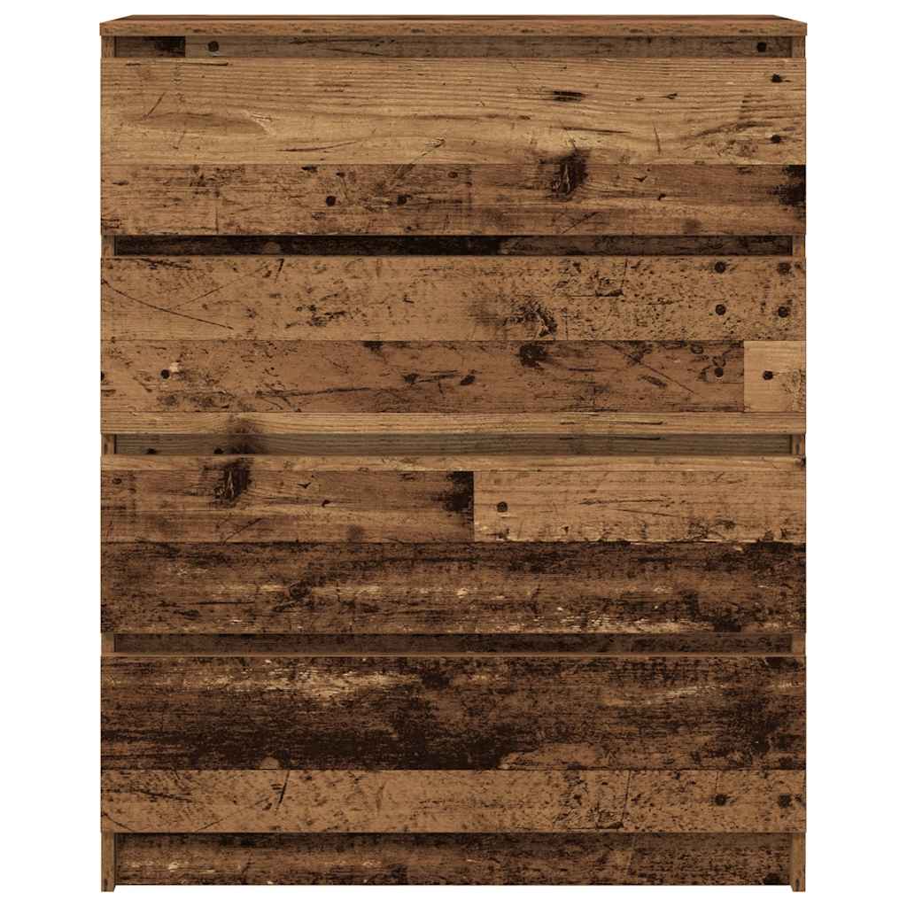 Skänk Åldrat Trä 80x35x99 cm