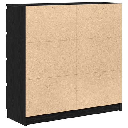 Skänk Svart Ek 100x35x99 cm