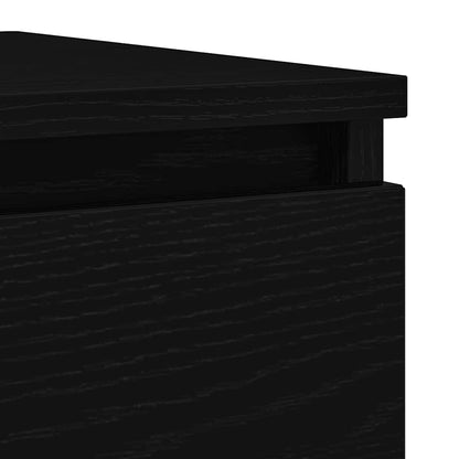 Skänk Svart Ek 100x35x76 cm