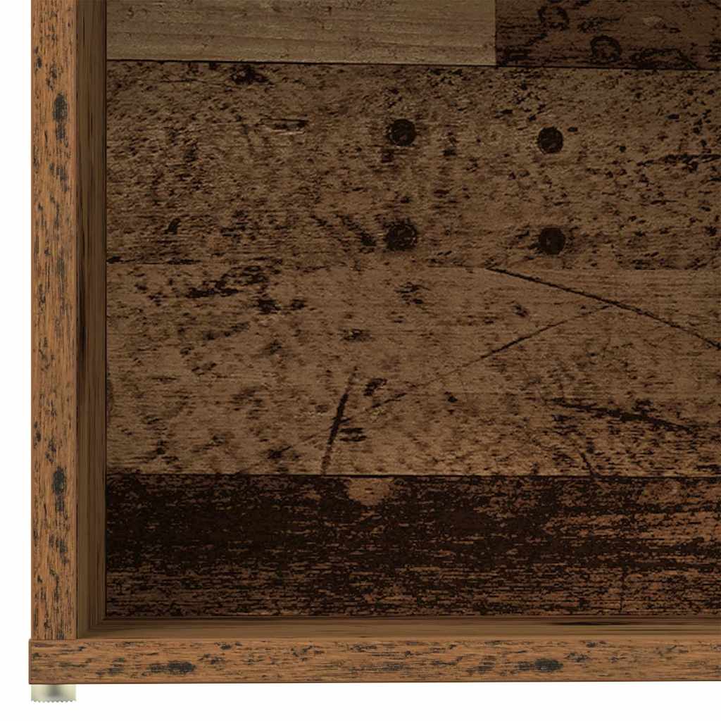 Bokhylla Åldrat Trä 3 st