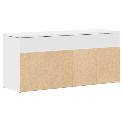 Skoställ Vit Skobänk 102x30,5x45 cm