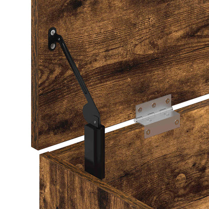 Skoställ Rökfärgad Ek Skobänk 102x30,5x45 cm