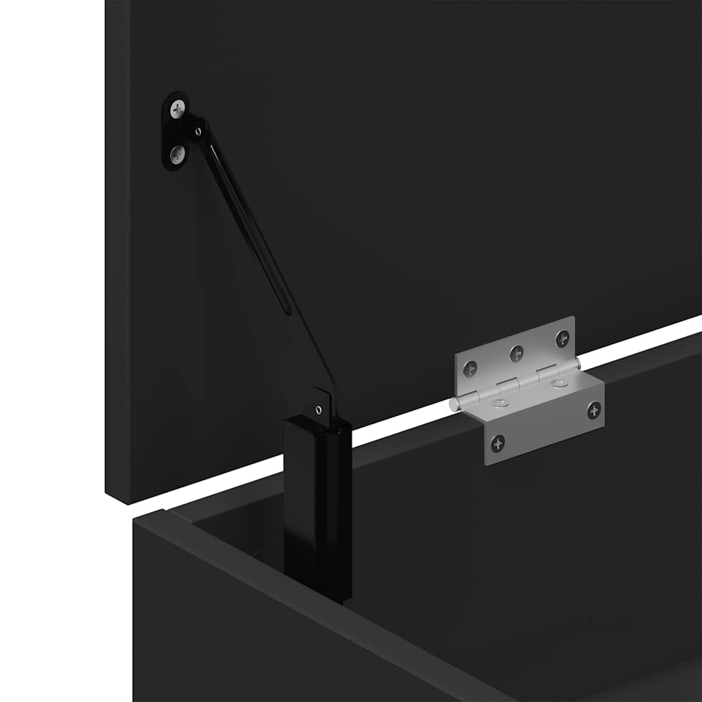 Skoställ Svart Skobänk 102x30,5x45 cm