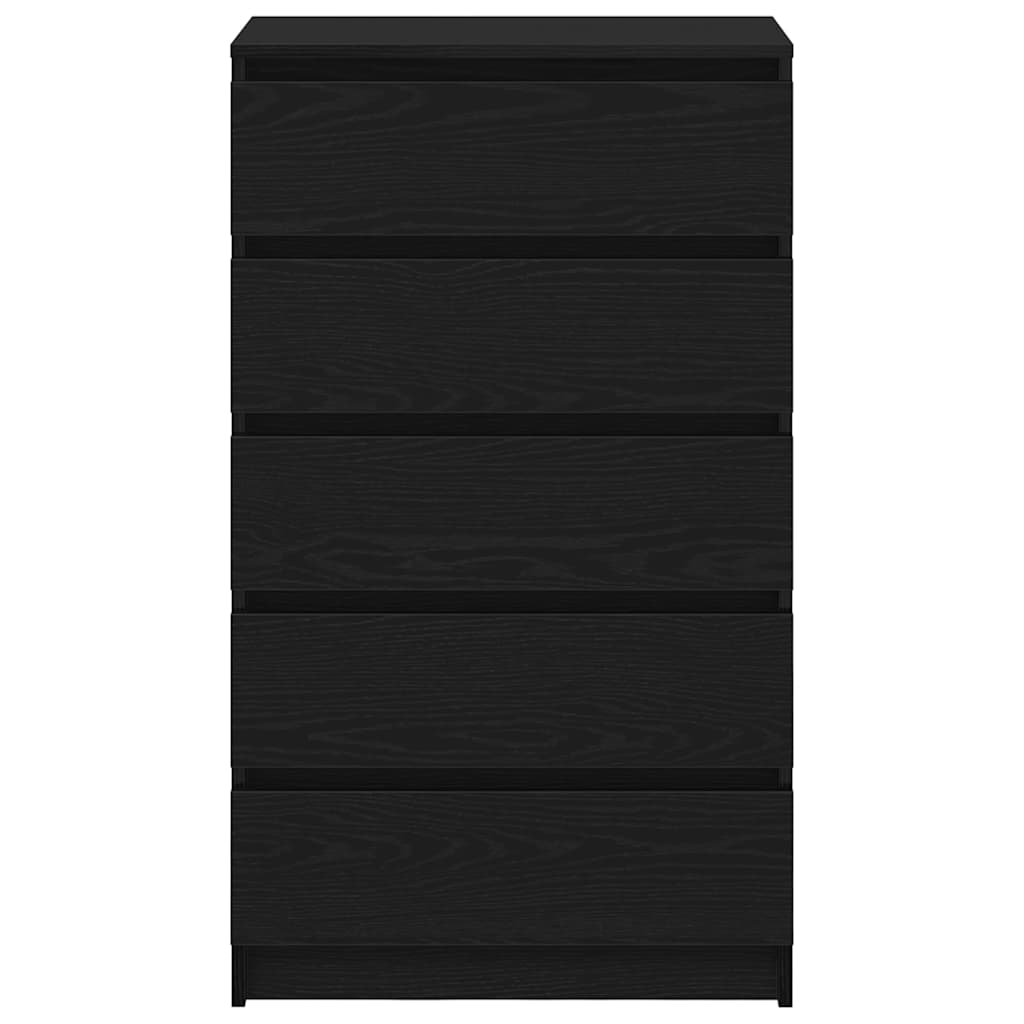 Byrå Svart Ek 60x36x103 cm