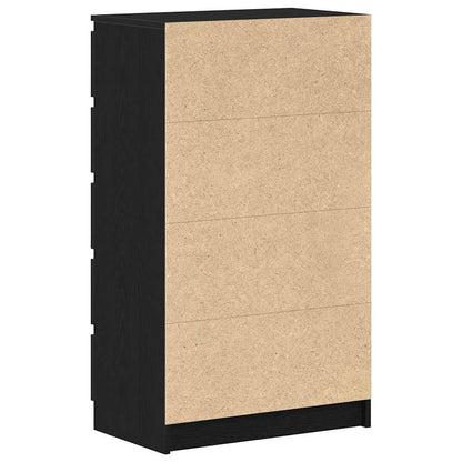 Byrå Svart Ek 60x36x103 cm