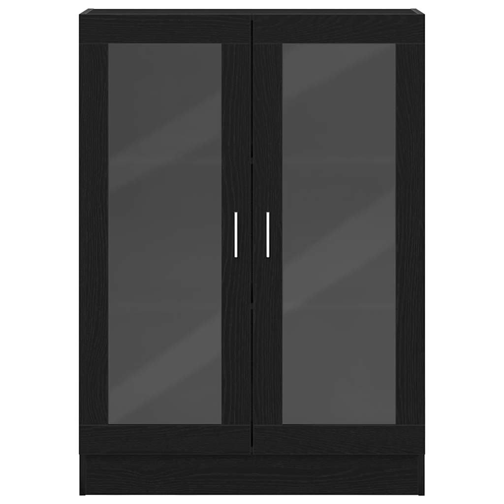 Bokhylla Svart Ek 82,5x30,5x115 cm