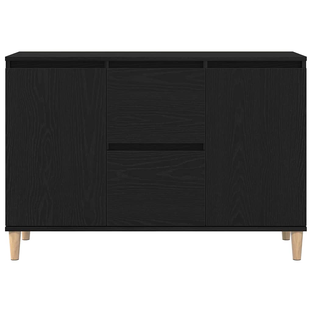 Skänk Svart med låda 102 x 35 x 60 cm