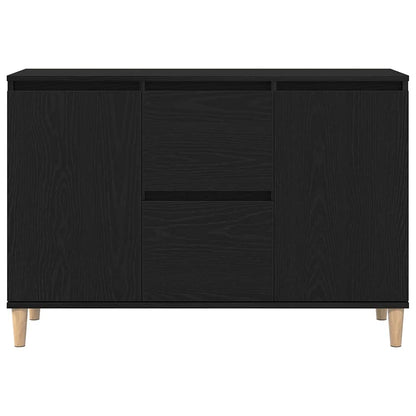 Skänk Svart med låda 102 x 35 x 60 cm