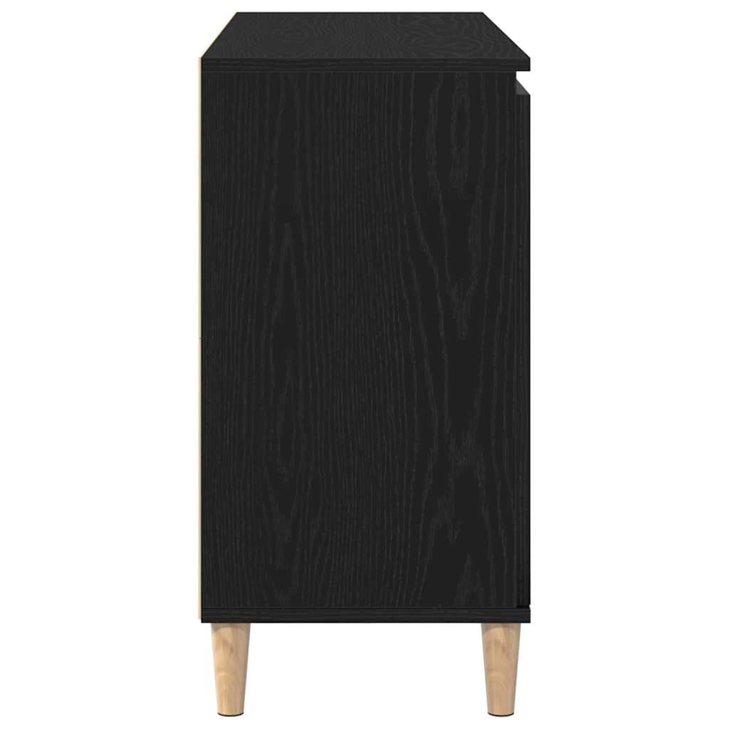 Skänk Svart med låda 102 x 35 x 60 cm