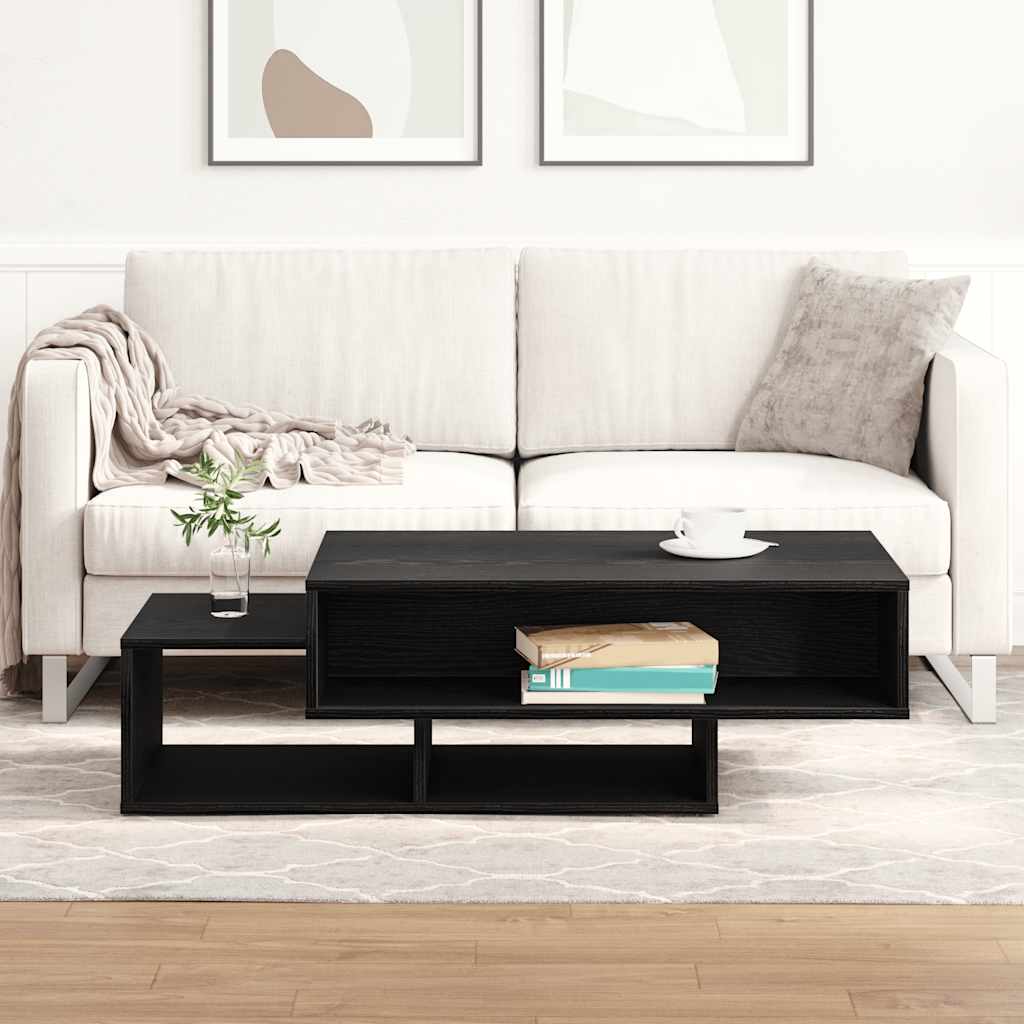 Soffbord Svart Ek 105x55x32 cm