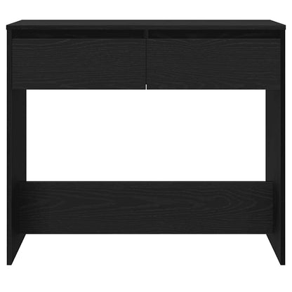 Avlastningsbord Konsollbord Svart Ek 89x41x76,5 cm