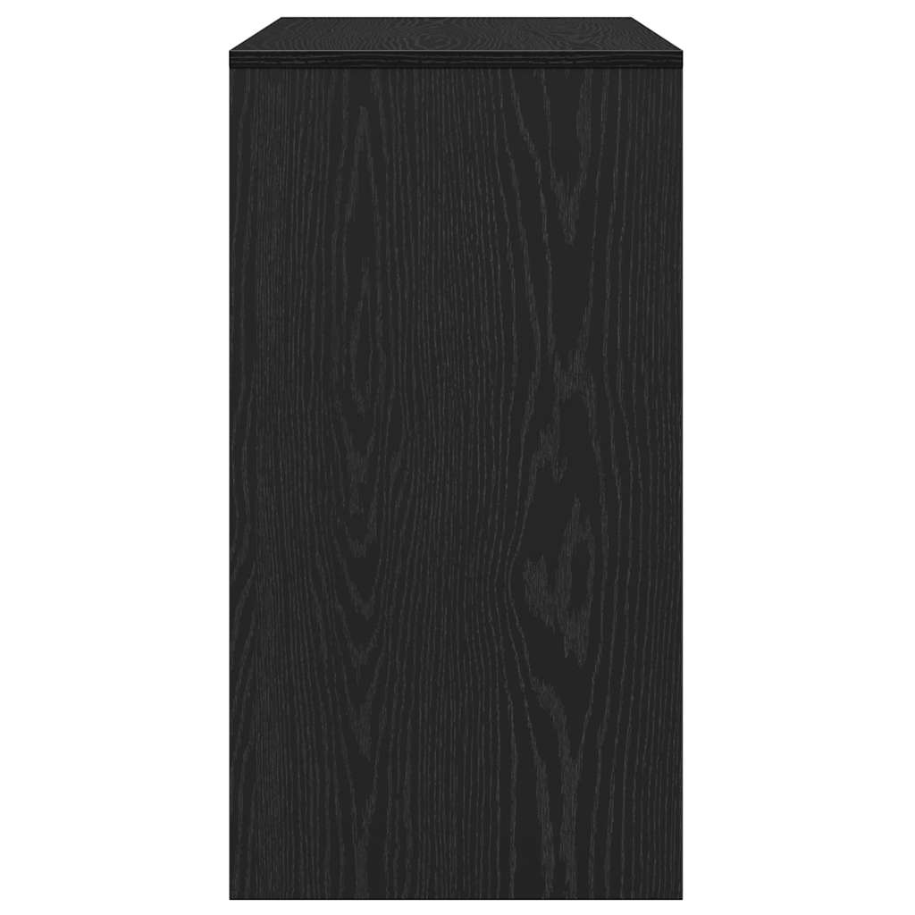 Avlastningsbord Konsollbord Svart Ek 89x41x76,5 cm