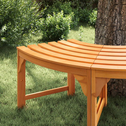 Trädgårdsbänk Trä Naturfärg 160 x 80 x 45cm Massiv Eukalyptus Trä