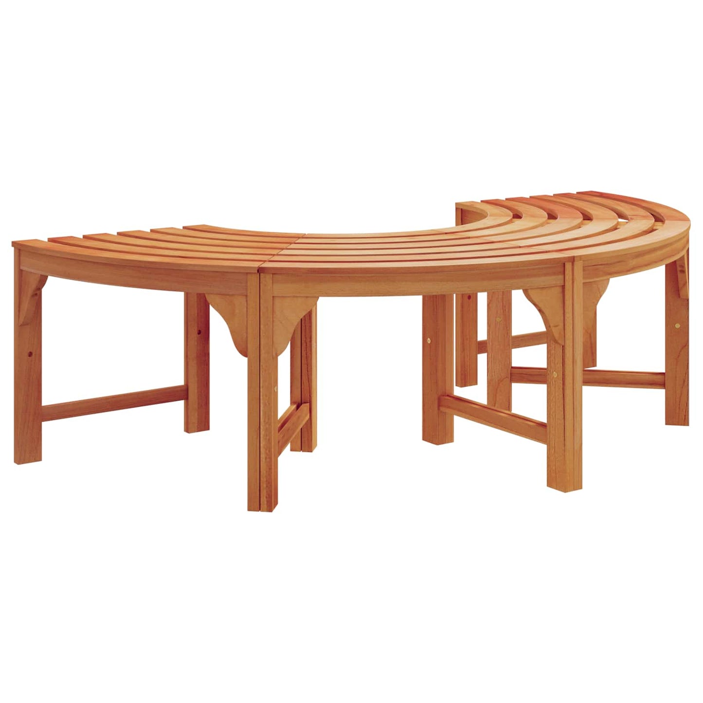 Trädgårdsbänk Trä Naturfärg 160 x 80 x 45cm Massiv Eukalyptus Trä