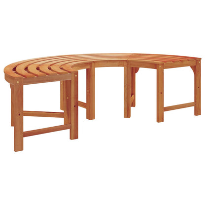 Trädgårdsbänk Trä Naturfärg 160 x 80 x 45cm Massiv Eukalyptus Trä